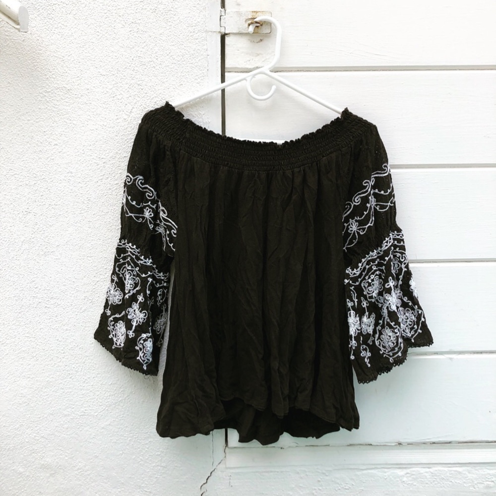Free People off-the-shoulder top